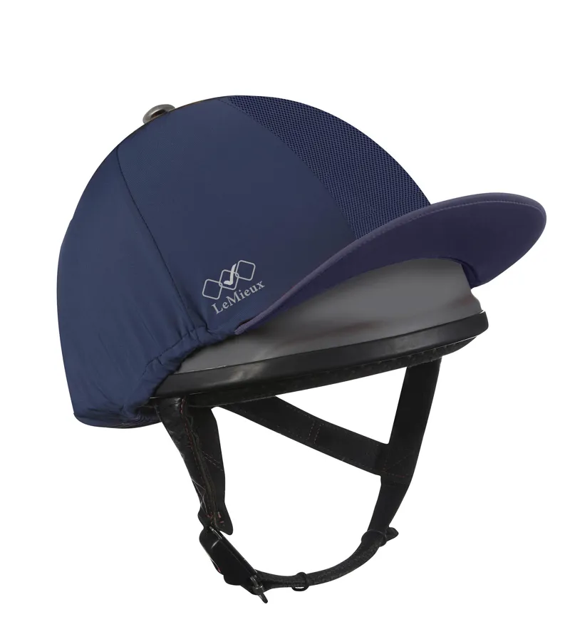 LeMieux Pro Mesh Hat Silk in Navy